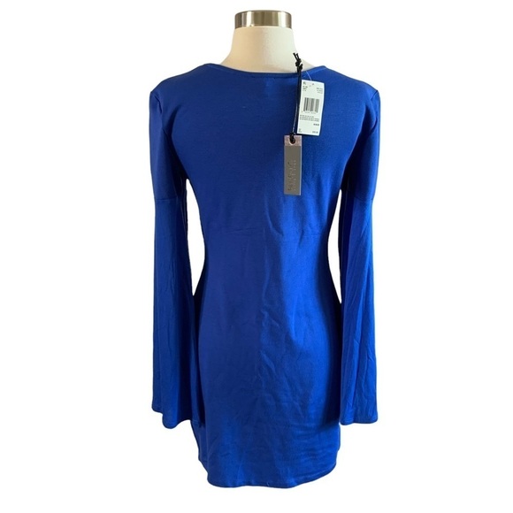 Buffalo David Bitton Women's Bellgirl Bodycon Dress with Flared Bell Sleeves - Picture 4 of 11